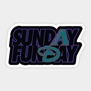 Sunday Funday with Dbacks 3 Sticker